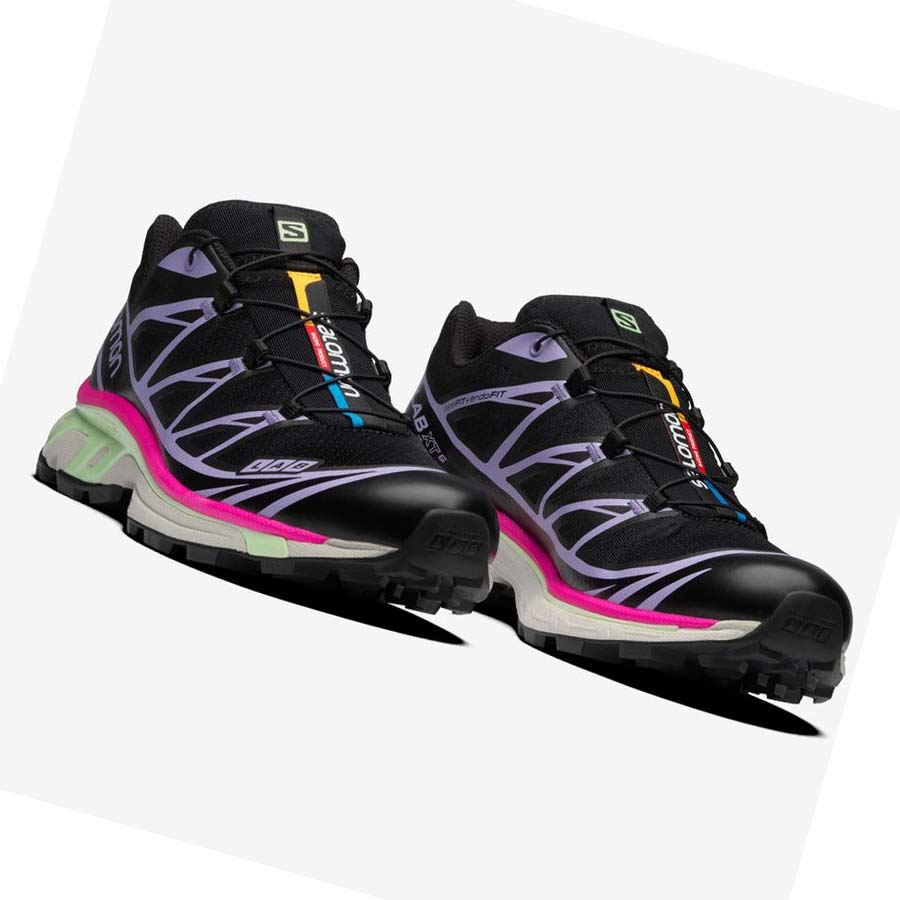 Salomon XT-6 Tornacipő Férfi Fekete Lila | HU 2190PJJ